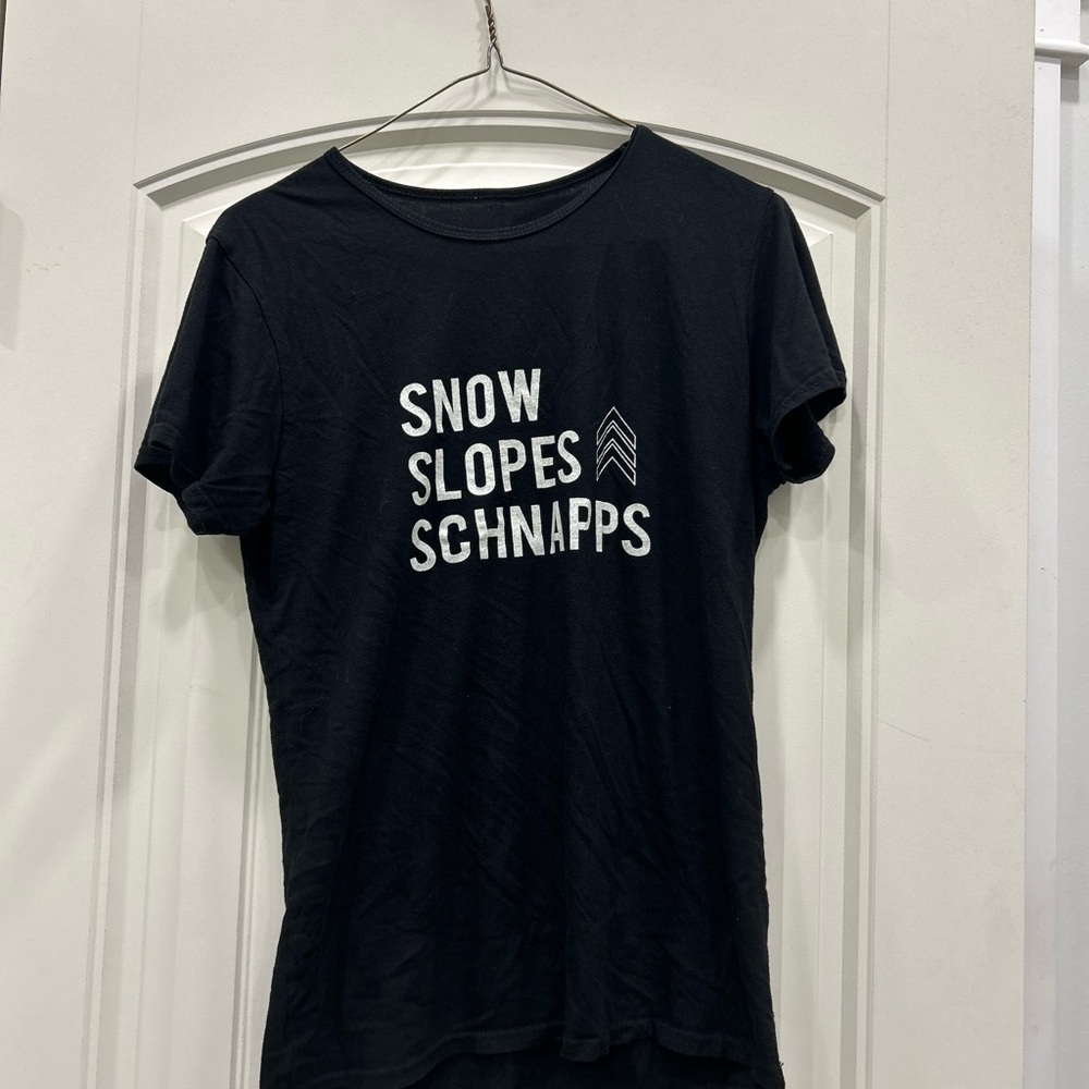 Snow Slopes Schnapps Ski Tee
